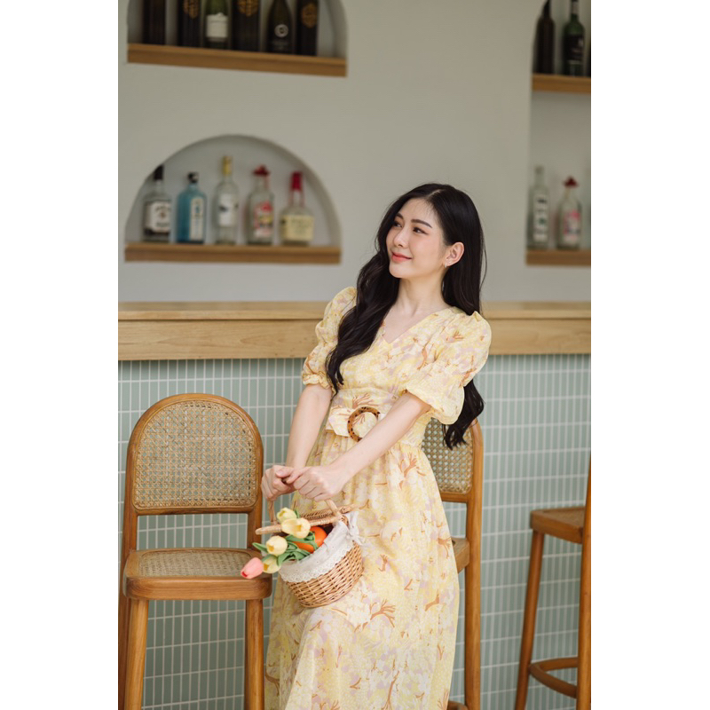 PICHA_BRAND : EMILIE YELLOW​ DRESS​