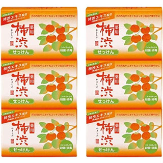 Kakishibu Soap 100g 3 x 2 set Total 6 Kakishibu Extract [ส่งตรงจากญี่ปุ่น]