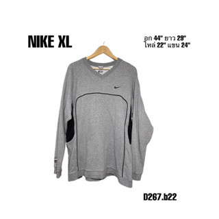 Nike Men XL เสื้อแขนยาวผู้ชายไซต์ใหญ่ มีรอยรูปสุดท้าย D267.b22