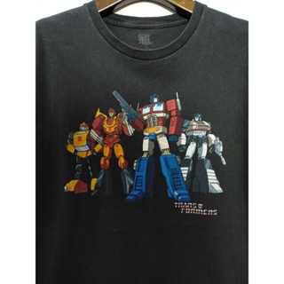 เสื้อยืด มือสอง ลายการ์ตูน Transformers อก 40 ยาว 28