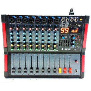 Powermixer 8ch เพาเวอร์มิกซ์ 8 ช่อง รุ่น L-8D USB (700 วัตต์) เอฟเฟคแท้ 99DSP (350W+350W)