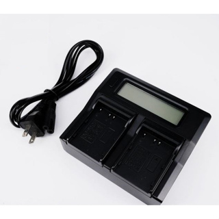 LCD DIGITAL DUAL BATTERY CHARGER BLM1 for Olympus (0801)