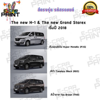 สีตรงเบอร์ Hyundai  The  new H - 1The new Grand Starex  ปี2003  สีสเปรย์ Station Paint 2K