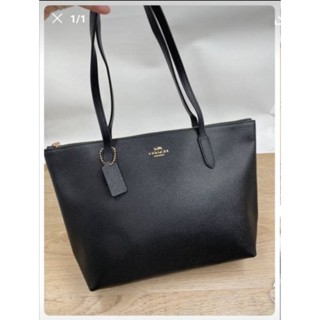 กระเป๋าโค้ชแท้ zip top tote 4454 สีดำ by FULLTENi