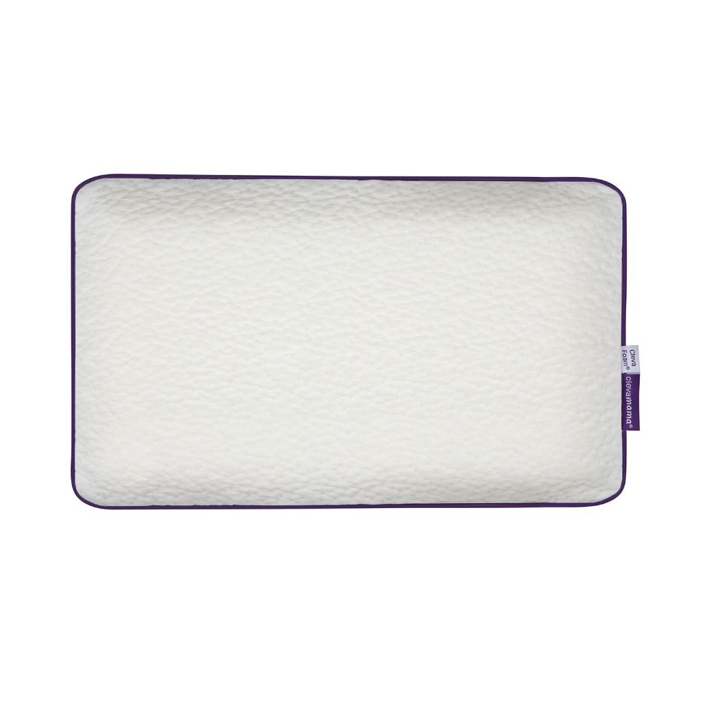 [แท้] Clevamama ClevaFoam Pram Pillow สำหรับเด็ก 0-6 เดือน ขนาด 30x20x3 cm.