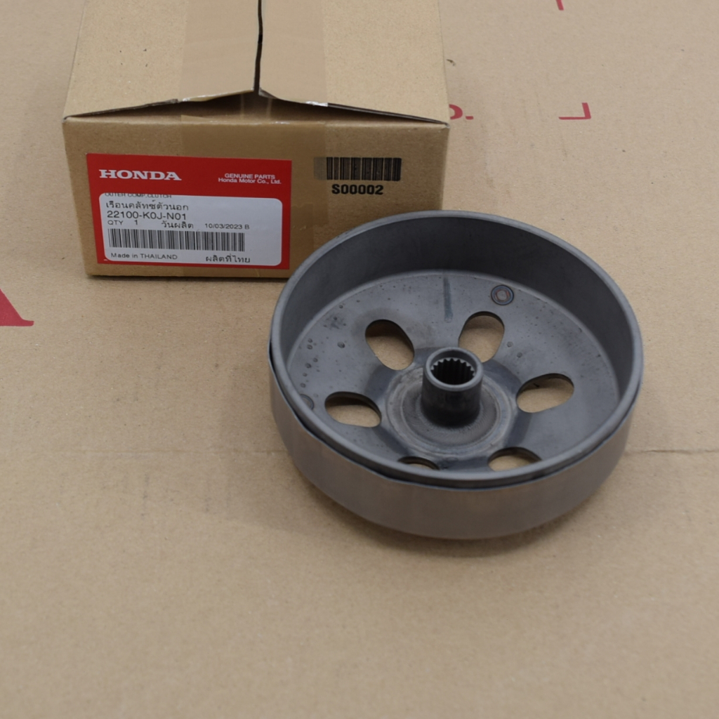 22100-K0J-N01 เรือนครัชตัวนอก Scoopy-i(ปี13-19)/Zoomer-X (ปี12-14)/Moove แท้ศูนย์ฮอนด้า ใช้ทดแทน 221