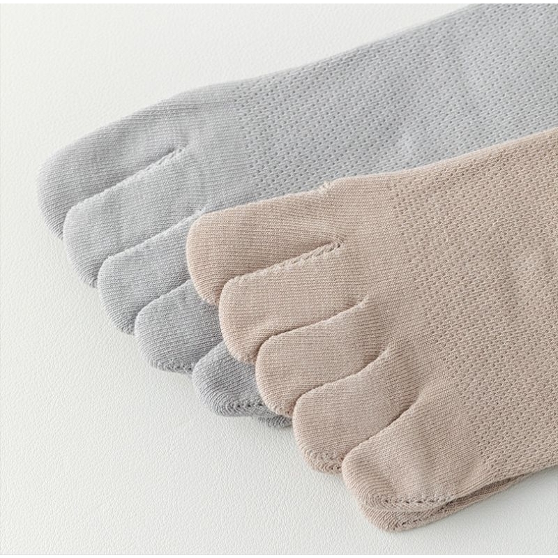 M93-ถุงเท้าแยกนิ้วคอตตอน เบอร์ 39-46 ผ้าระบายความร้อน ลดอับชื้น