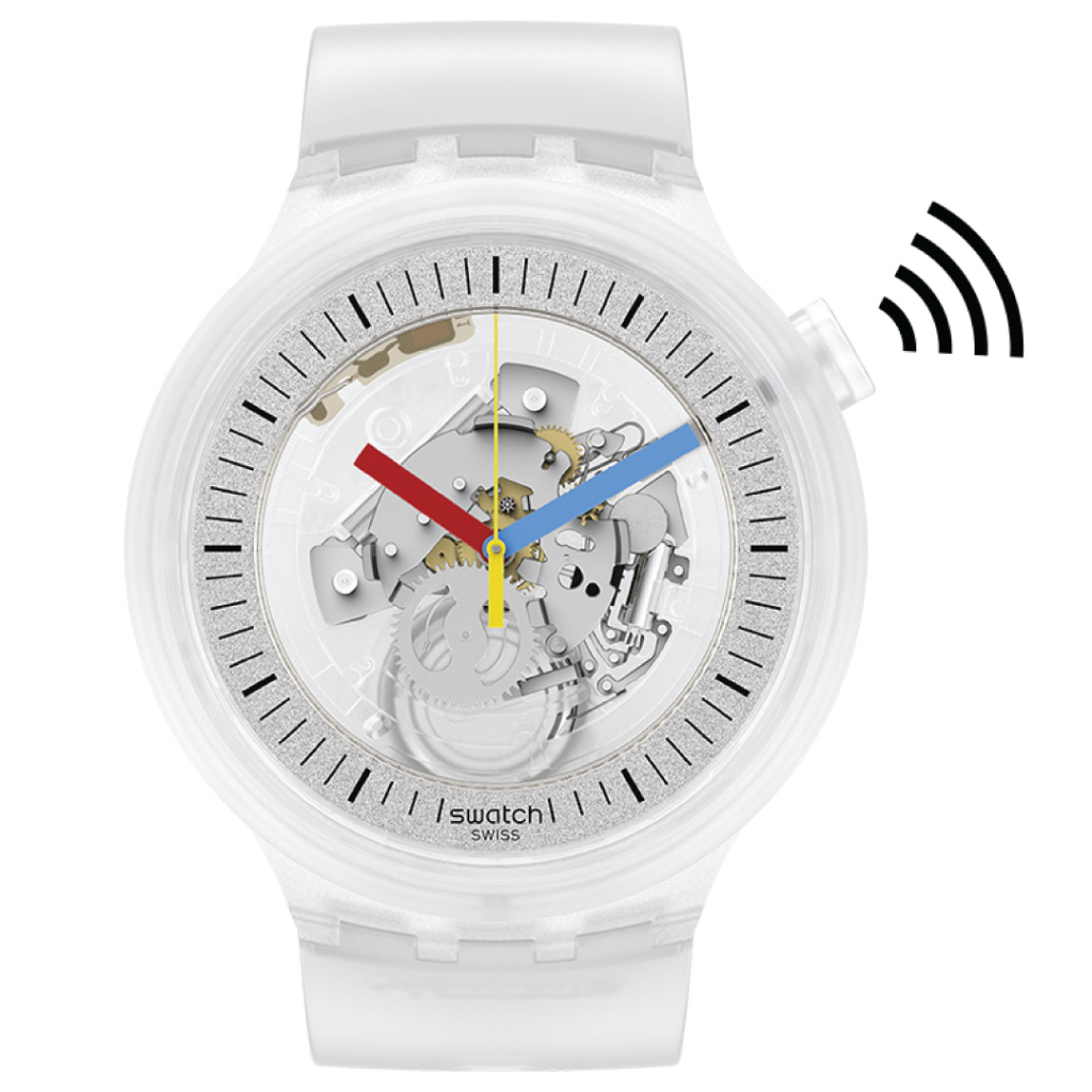 Swatch นาฬิกาผู้ชาย SwatchPAY! CLEARLY PAY! รุ่น SB01K102-5300