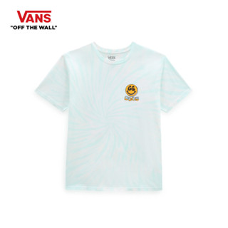 VANS 66 PEACE TIE DYE SS TEE - CLEARLY AQUA  เสื้อยืดคอกลม ชาย หญิง