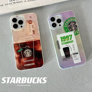 🎁ส่งของขวัญ🎁เคสไอโฟน 11 13 12 Pro Max สตาร์บัคส์ ฉลาก ธุรกิจ เคส for ไอโฟน14 pro max soft case Iphone