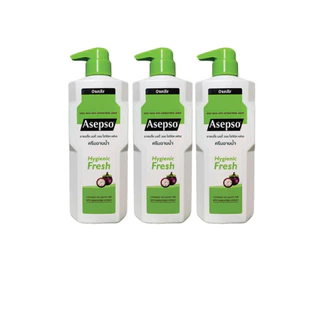 (ยกแพ็ค3ขวด) อาเซปโซ ครีมอาบน้ำ ปริมาณ 450 มล. มี 3 กลิ่นให้เลือก ( ออริจินัล , ไฮจินิค เฟรช , ชู๊ตติ้ง คูล )