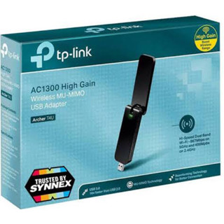 TP-LINK (Archer T4U) Wireless USB Adapter AC1300 Dual Band High Gain 5GHz, 2.4GHz