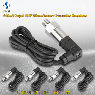 4-20mA Output G1/4" Silicon Pressure Transmitter Transducer for Water Gas Oil