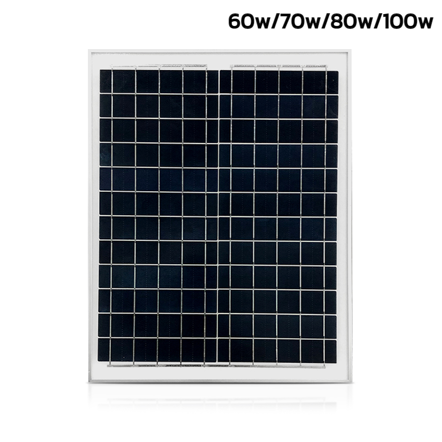 แผงโซล่าเซลล์ Solar 60W-100W 18V สำหรับชาร์จแบตเตอรี่ 12V สำหรับชาร์จแบตเตอรี่ พลังงานแสงอาทิตย์ gensen365