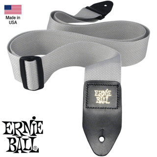 ERNIE BALL® Guitar Strap (P04046) สายสะพายกีตาร์ 3in1 รุ่น Polypro (Grey) ** Made in USA**