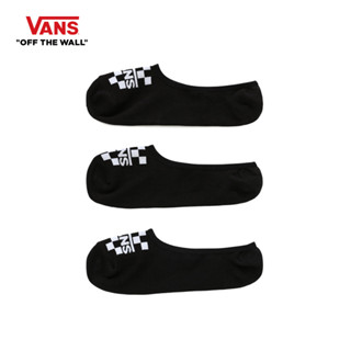 VANS CLASSIC CANOODLE 9.5-13 3P - BLACK  **ถุงเท้าเป็นไซส์ US MEN สามารถดูตารางเทียบไซส์จากข้อมูลสินค้าเพิ่มเติม**