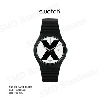 Swatch นาฬิกาข้อมือ รุ่น XX-RATED BLACK Code: SUOB402