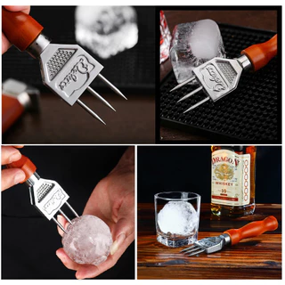 ที่เจาะน้ำแข็ง ที่แกะน้ำแข็งสแตนเลสอย่างดี เกรด 304 อุปกรณ์บาร์ Deluxe Ice Chipper