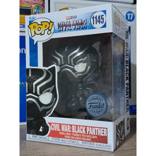 Funko Pop! : Captain America: Civil War - Black Panther Build-A-Scene [ กล่องสินค้า - 8/10 ]