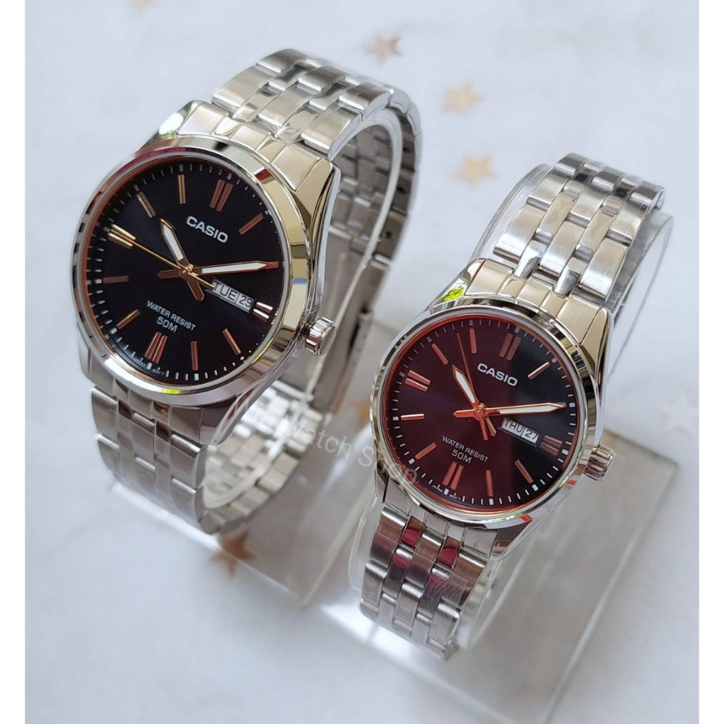 นาฬิกา Casio รุ่น LTP-1335D-1A2 นาฬิกาผู้หญิงสายแสตนเลส กันน้ำ 50 เมตร - มั่นใจ ของแท้ 100% ประกันศูนย์ CMG 1 ปี