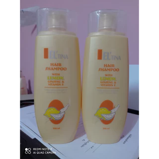 Zhulian Eltina แชมพูสระผมสูตร lemon ginseng vitamin E 350 ml