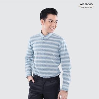 ARROW Bamboo SHIRT เสื้อเชิ้ตทำงานแขนยาว สัมผัสนุ่ม สวมใส่สบาย ทรง SLIM FIT มีให้เลือก2สี  รหัสMACS612