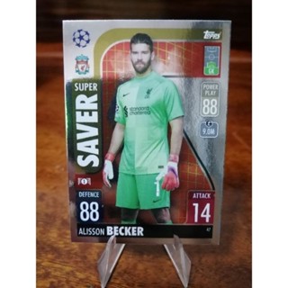 การ์ดฟุตบอล Match Attax 21/22 UEFA Champions League (SUPER SAVER)