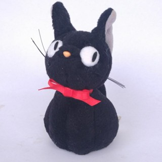 ตุ๊กตาผ้าขนาดเล็ก มีกลไกดึงสั่น Kiki S Delivery Service  JiJi สีดำขนาดเล็กสีดำแมว Kiki