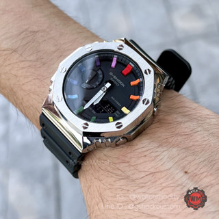 G-Shock Casioak Rainbow Metal Face