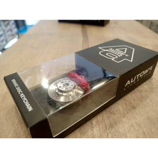พวงกุญแจ Brake Disc Keychain 6-Pots Caliper/Red