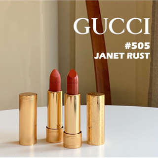 ลิปสติก Gucci Rouge à Lèvres 3.5g Gold Tube lipstick ลิปสติกแมท