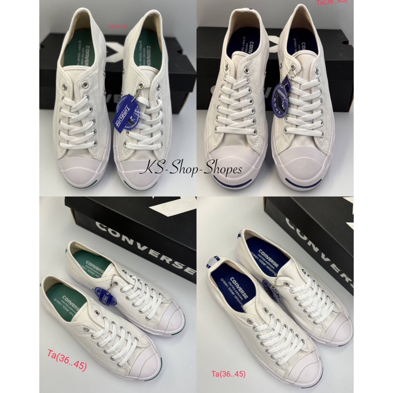 รองเท้าผ้าใบ คอนเวิร์สแจ๊ค Hiendอุปกรณ์ครบกล่อง sz.36-45 สินค้าพร้อมส่งในประเทศไทย