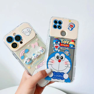 เคสนิ่ม สกรีนลายการตูน มีกระจก ขาตั้งได้ค่ะReno6 5G Reno5 5G Reno7Z 8Z A96 A15 A15S A53 4G A31 A3S A5S A92020 A52020