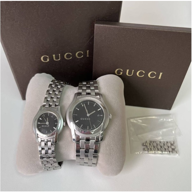 นาฬิกา Gucci เรือนคู่ 5500XL, 5500L