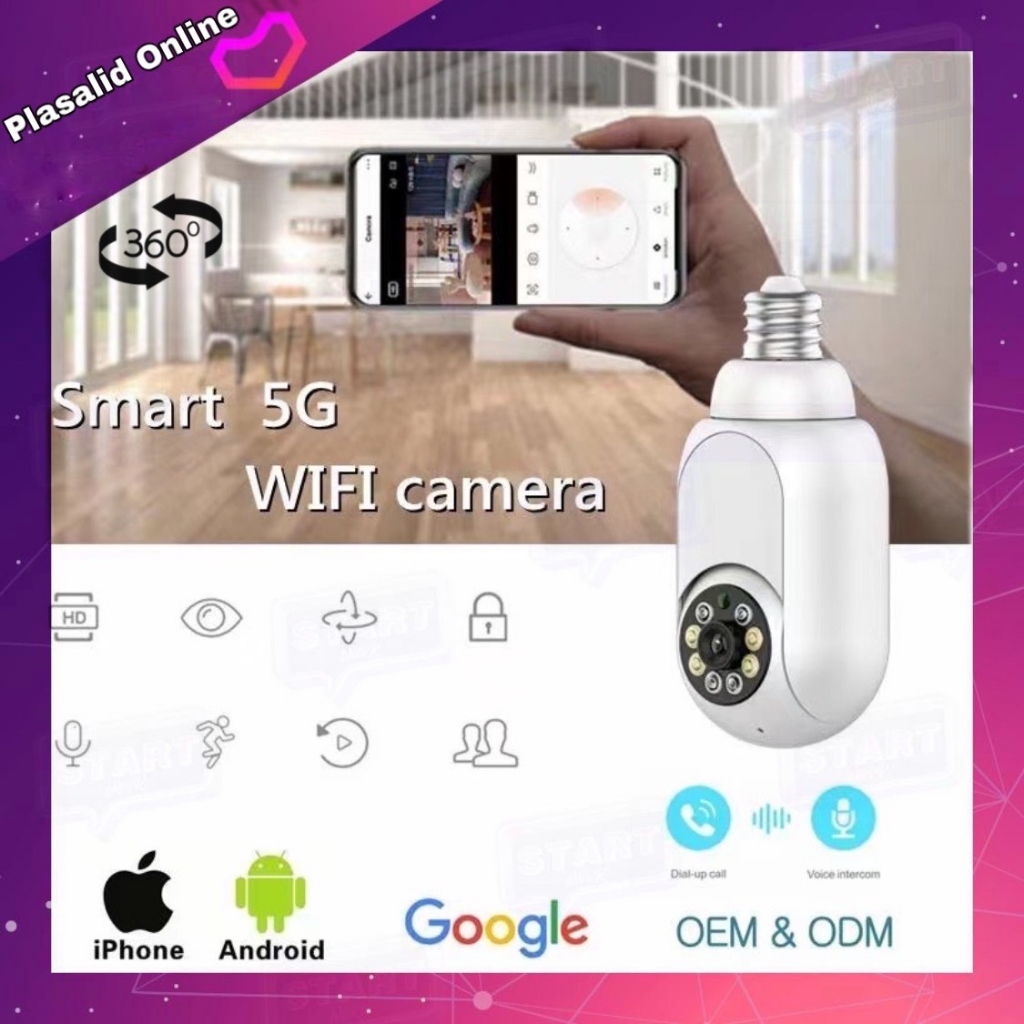 กล้องวงจรปิด แบบไร้สาย 360 Wi-Fi Cloud Camera CCTV Model : TC81-CA1Z2 HD Video 1080p เชื่อมต่อดูภาพผ