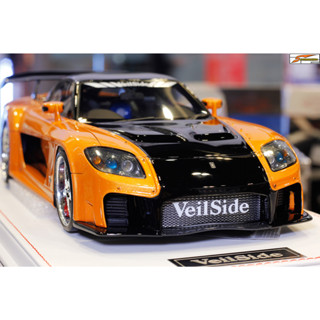 รถโมเดล MAZDA VEILSIDE RX-7 FORTUNE ORANGE สเกล1/18