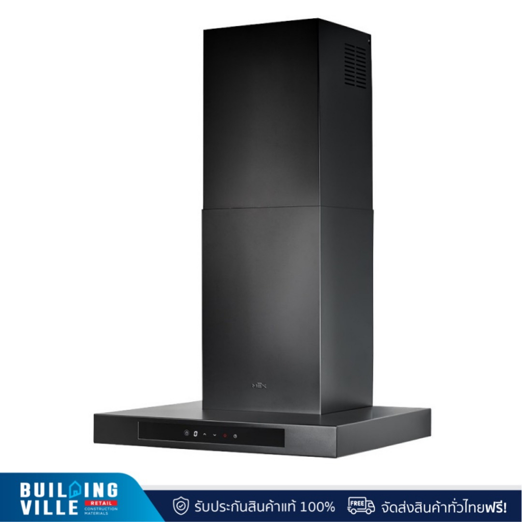 [ส่งฟรี!!] MEX เครื่องดูดควันกระโจมทรงกล่อง สีดำ  รุ่น K634B60