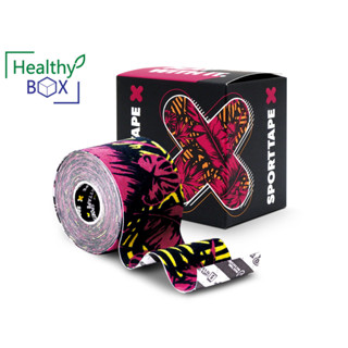 SPORTTAPE Extra Stocky K Tabe-Wild 5CM x 5M สปอร์ตเทปพยุงกล้ามเนื้อ เทปพันกล้ามเนื้อ เทปพันข้อ