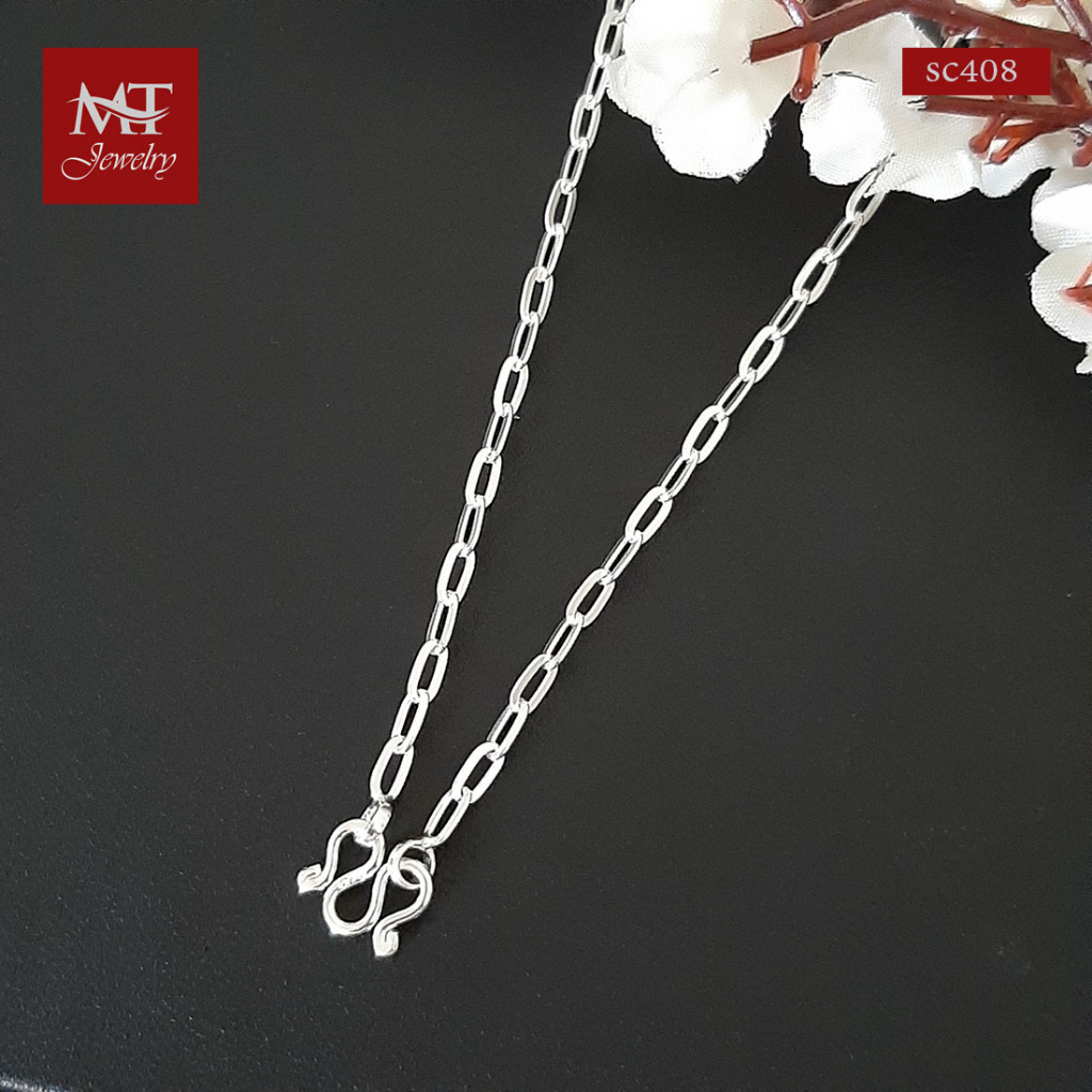 MT สร้อยคอเงินแท้ สำหรับเด็ก ยาว 14 นิ้ว เด็กเล็ก Children Chain (sccmix1) MT Jewelry มณีธารา - รูปที่ 4