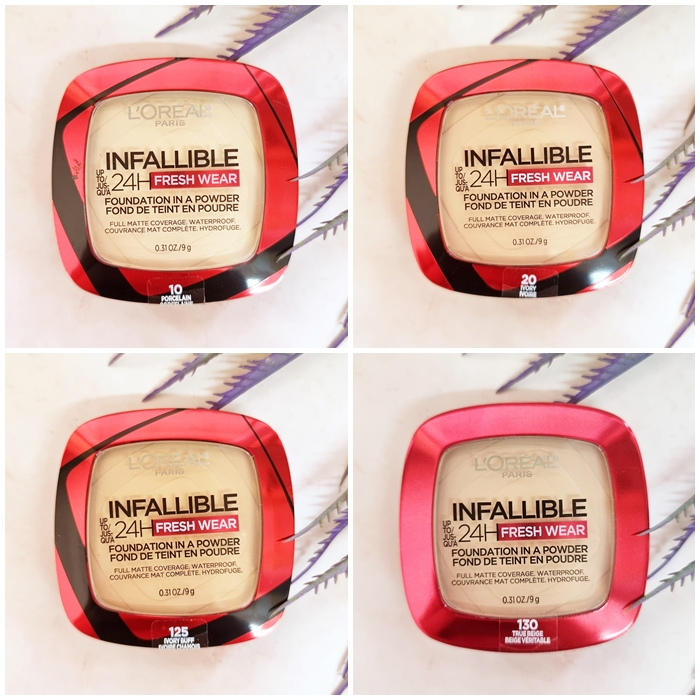 Infaillible 24H Fresh Wear Foundation In A Powder 9g แป้งพัฟ รองพื้นในรูปแบบแป้ง แป้งไฮบริด