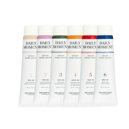 (เบอร์ 01 หมดอายุเดือน 11/2026) THE FACE SHOP DAILY MOMENT VEGAN HAND CREAM (แฮนด์ครีม ครีมทามือ)