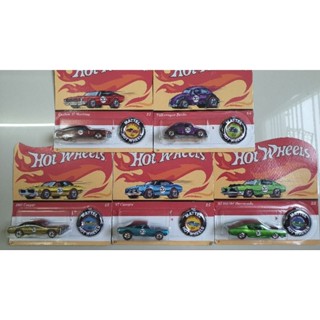 ชุดรถเหล็ก Hotwheels  แพคส้มลายไฟ ชุด 5 คัน