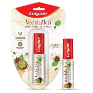 Colgate vedshakti MOUTH 👄 protect spray 10g mtg 04/22 Expiry 09/23