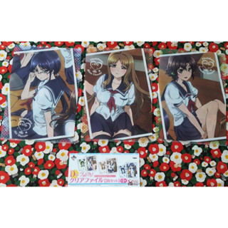 Set A4 Clear File แฟ้มแบบสอด ขนาด A4 จากญี่ปุ่น 1 Set มี 3 ชิ้นค่ะ 90 บาทค่ะ