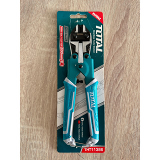 TOTAL กรรไกรตัดลวด คีมตัดลวด ขนาด 8 นิ้ว รุ่น THT11386 ( Mini Bolt Cutter ) ของแท้ สินค้าพร้อมส่ง