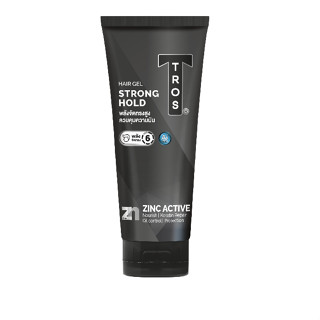 ทรอส ซิงค์ แฮร์ เจล (Tros Zinc Strong Hold Hair Gel) เจลเซ็ตผมสูตรซิงค์ เจลแต่งผม จัดแต่งทรงผม เจล