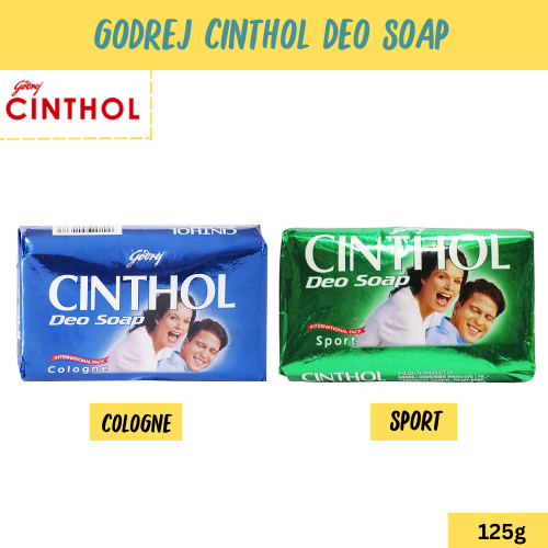 Godrej Cinthol สบู่ซินทอล ขนาด 125 กรัม สบู่ซิลทอลดีโอสปอร์ต