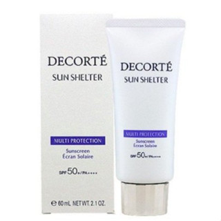 NEWกันแดดสำหรับผิวคนเอเชียCOSME DECORTE Sun Shelter Multi Protection SPF50 PA++++60gกันฝุ่นและมลภาว