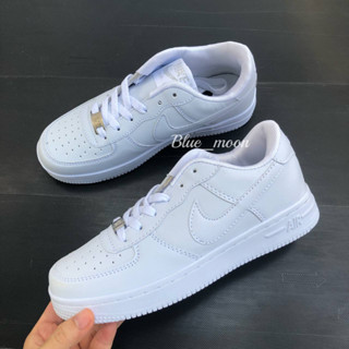 Air Force 1 รองเท้าพ้าไป รองเท้านักเรียน ใส่ได้ทั้งผู้หญิงผู้ชาย 36-45 white lover เก็บเงินปลายทาง