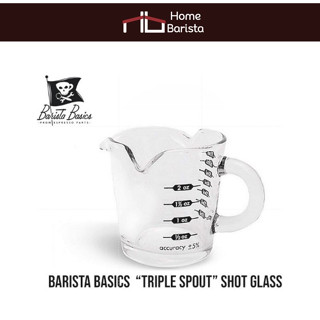 แก้วช๊อต 3 ปาก - Barista Basics Triple Spout Shot Glass